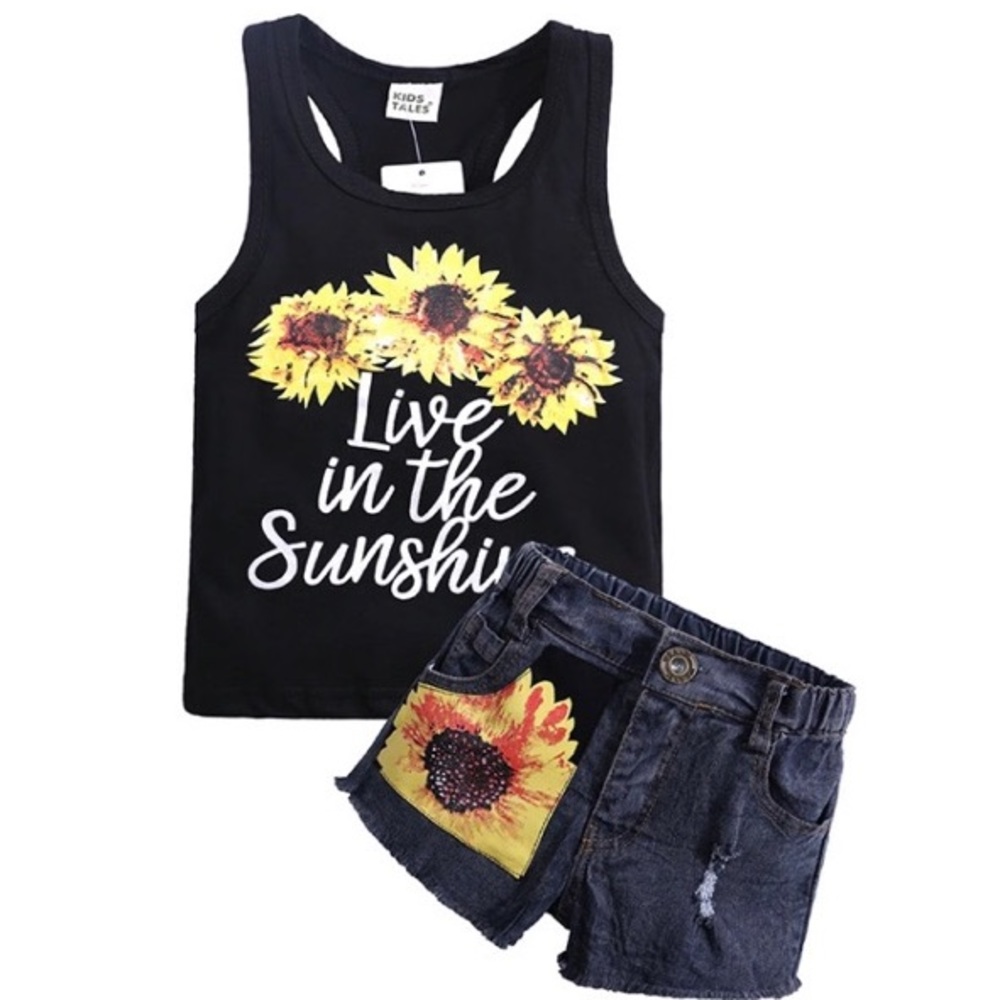 2 piece short set for toddler